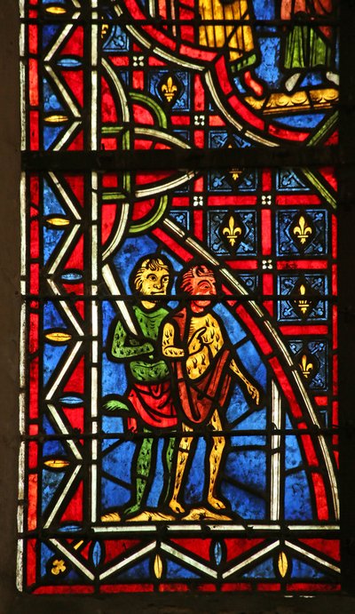 Theophilus wird von Dämonen versucht von French School