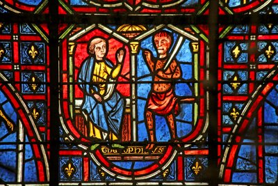 Theophilus frestas av demoner av French School