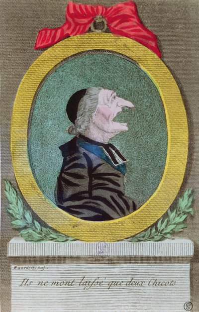 De har bara lämnat mig två stubbar, den 2 november 1789 av French School