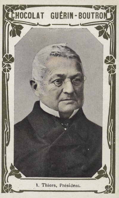 Thiers, president (färgad bild) av French School
