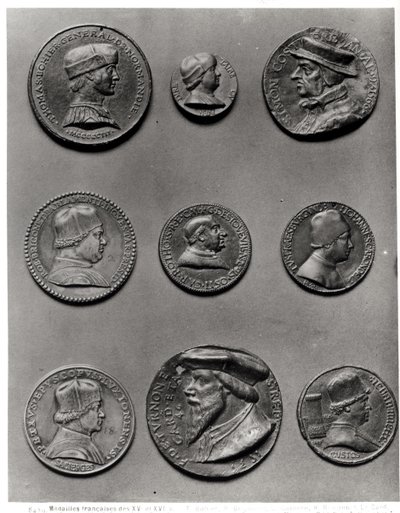 Thomas Bohier, 1513, Pierre Briconnet, Simon Costieres, Robert Briconnet, kardinal Guillaume dEstouteville (c.1403-83), Jean Carondelet (1468-1545), Pierre de Sacierges, kardinal F. de Tournon, 1535, av French School