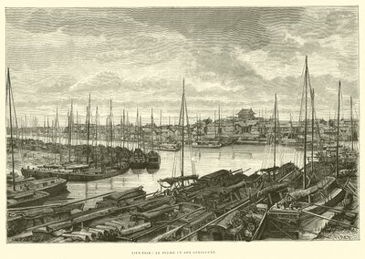 Tien-Tsin, der Pei-Ho und sein Zusammenfluss von French School