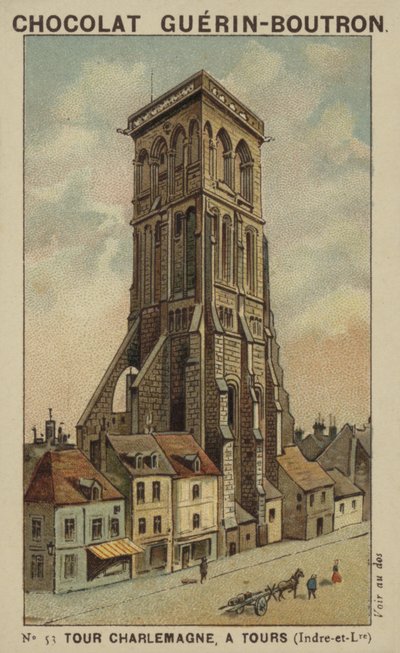 Charlemagne Tower, i Tours, Indre-et-Loire av French School