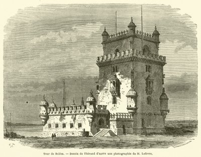 Tour de Belem (gravyr) av French School