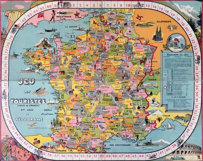 Tour de France-spelet, ca 1930 av French School