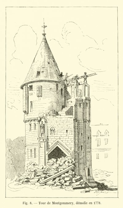Montgommery-tornet, revet 1778 av French School