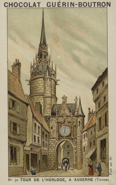 Klocktorn, i Auxerre, Yonne av French School
