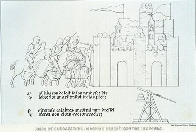 Taget från Carcassonne av French School
