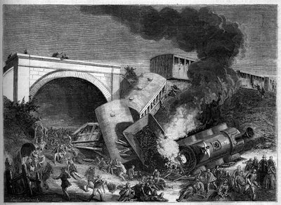 Tågolycka på Northern Railway i London, England, 3 september av French School