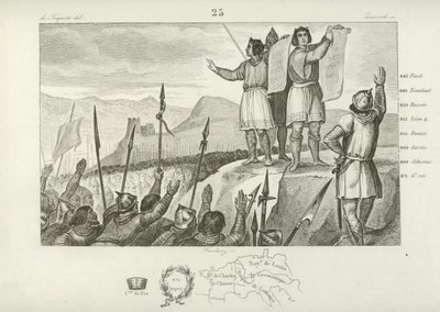 Fördrag mellan Karl den skallige och hans bror Ludvig den tyske, Strasbourg, 842 av French School