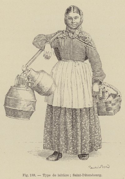 Typ av mejeri; Sankt Petersburg (gravyr) av French School
