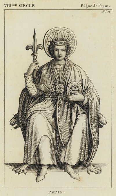 VIII Century, Reign of Pepin, Pepin (gravyr) av French School