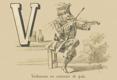 V: Spelman i galadräkt av French School