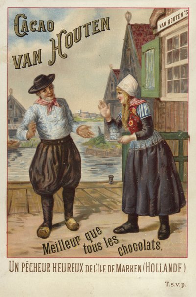 Van Houten Chocolate - holländskt par av French School