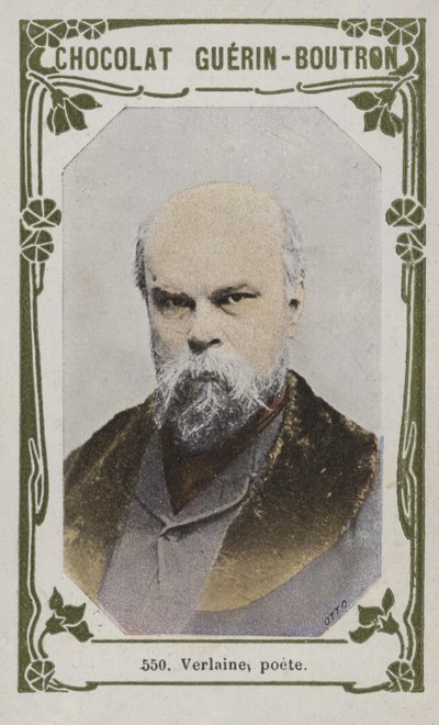 Verlaine, poet (färgat foto) av French School