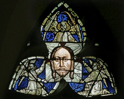 Veronicas slöja (målat glas) av French School