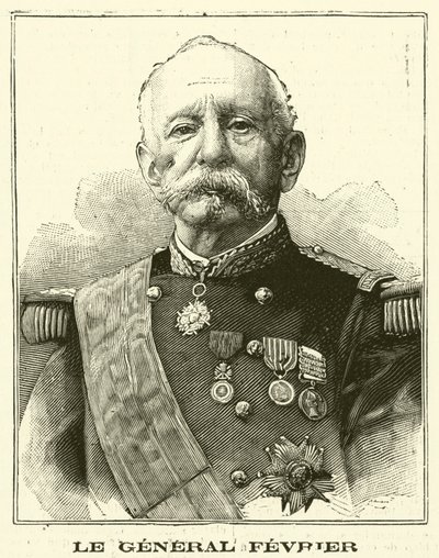 Victor Fevrier, fransk general (gravyr) av French School