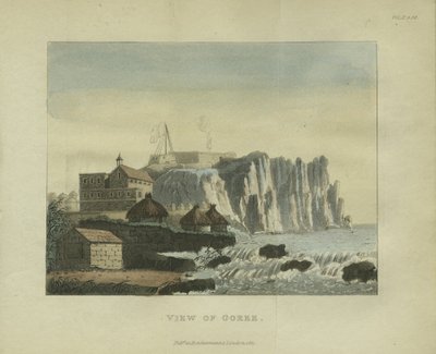 Utsikt över Goree, 1821 av French School