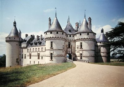 Utsikt över slottet av French School