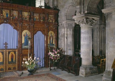 Utsikt över kören, 1165-70 av French School