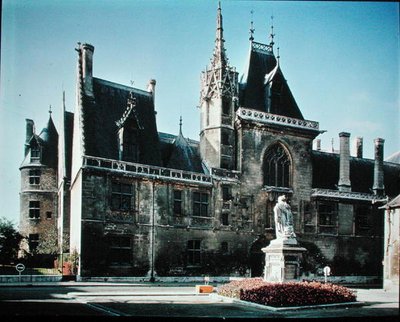 Utsikt över exteriören, 1443-51 av French School