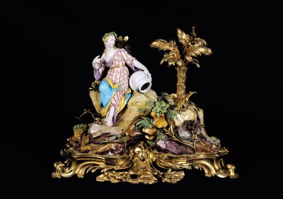 Vincennes figur av en najad (porslin) av French School