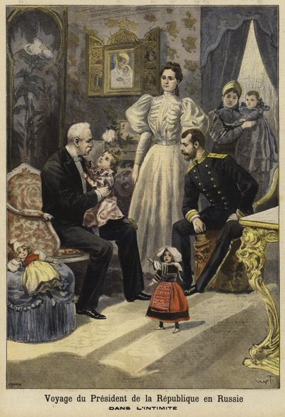 Frankrikes president Felix Faures besök i Ryssland 1897 av French School