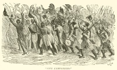 "Länge leve kejsaren!" (gravyr) av French School