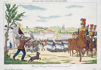 Länge leve fransmännen!, Utländska truppers avgång, 1818 av French School