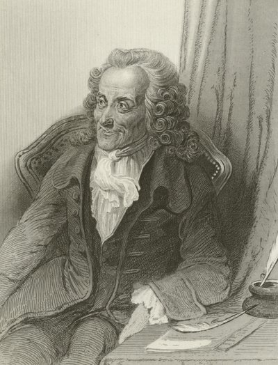 Voltaire, fransk författare av French School