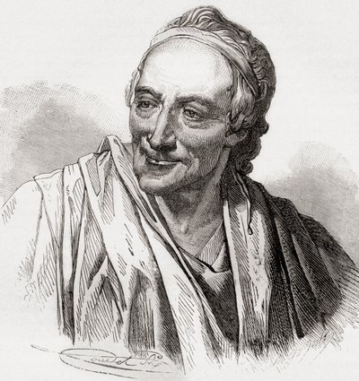 Voltaire, från History of France, publicerad c.1880 av French School