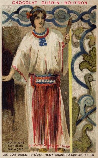 Wallachisk dräkt, 1600-talet av French School