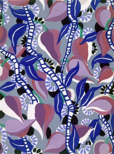 Tapetdesign av Maison Martine, pub. 1930. av French School