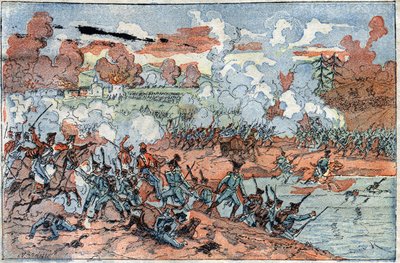 War of the Fourth Coalition: "" syn på slaget vid Friedland av French School