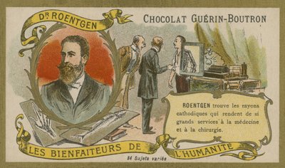 Wilhelm Roentgen, tysk fysiker som upptäckte röntgenstrålar av French School