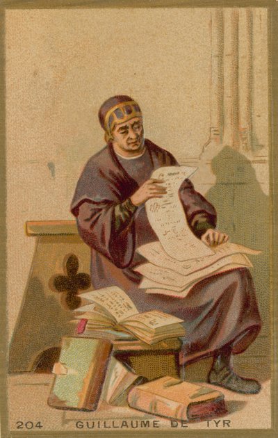 Vilhelm av Tyrus, medeltida prelat och krönikör av French School