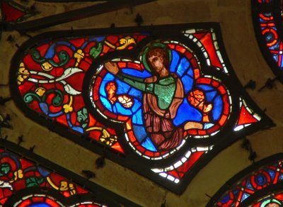 Fönster Ww som visar en apostel? av French School