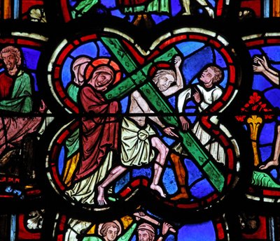 Fönster w0 som visar Via Crucis av French School