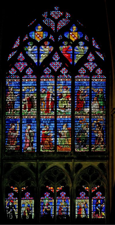 Fönster w127 som visar fönstret St Peter och St Paul av French School