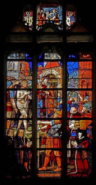 Fönster w16 föreställande Ecce Homo efter Durer av French School