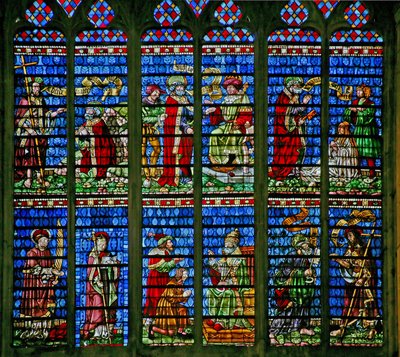 Fönster w227 som visar fönstret St Peter och St Paul av French School