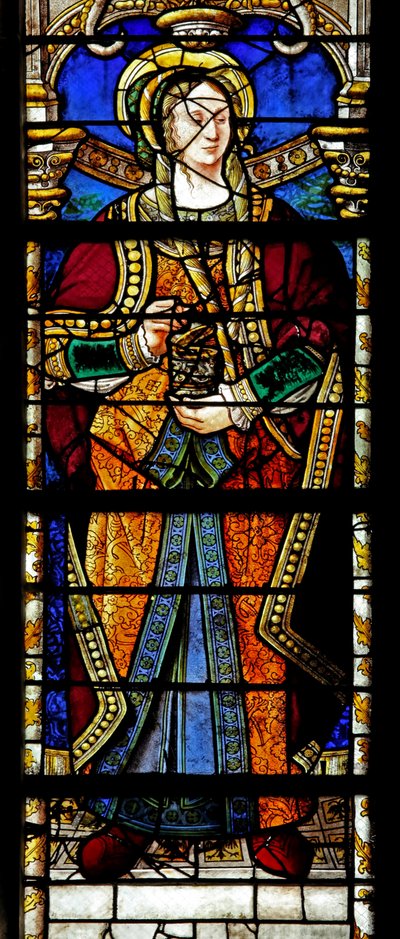 Fönster w2 föreställande Maria Magdalena av French School