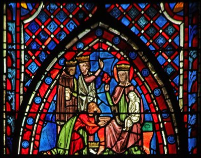 Fönster w7 the Adoration of the Magi av French School