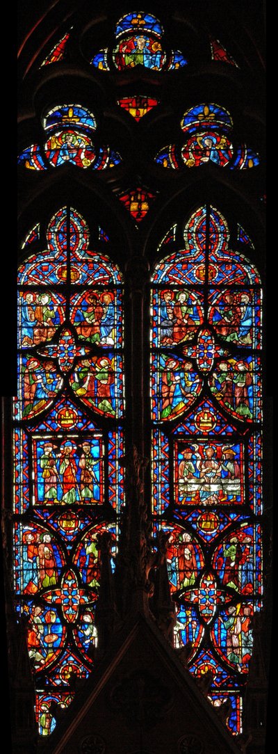 Window w8 Scener från passionen av French School