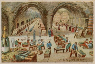 Viner (champagne) av French School