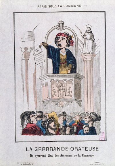 Womens Club under kommunen, 1871 av French School