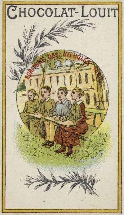 Skrivande för blinda, 1830 av French School
