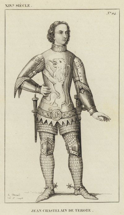 XIV Century, Jean Chastelain de Terote (gravyr) av French School
