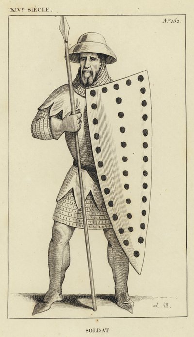 XIV Century, Soldat (gravyr) av French School