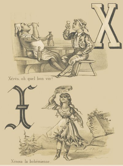 X: Xeres, åh vilket gott vin! /Xenova den böhmiska av French School